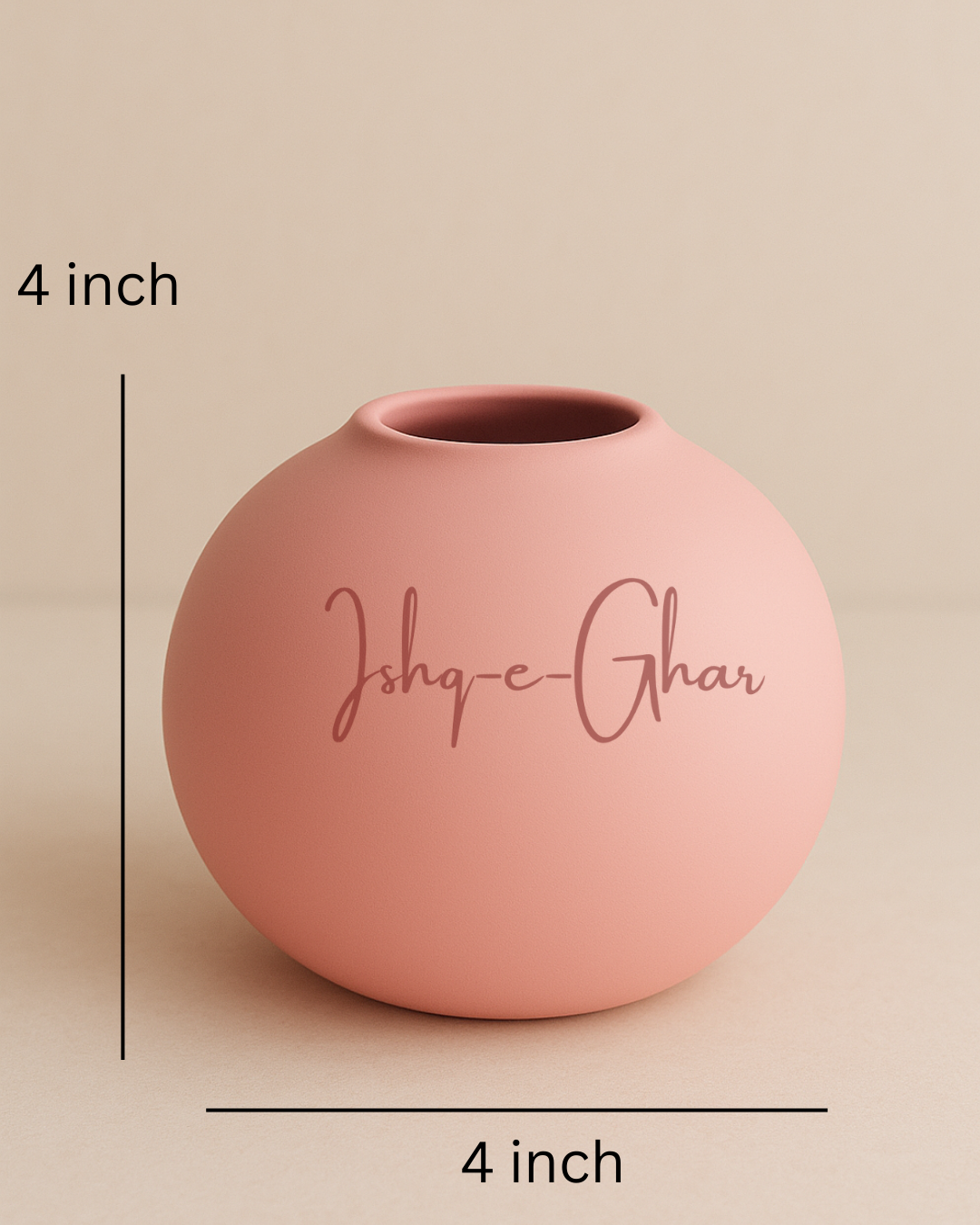 Phulera  pink with 2 Red Rose Stem