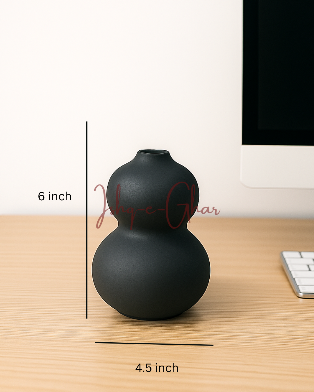 Guldaan Black with Red heart and 2 white daisy