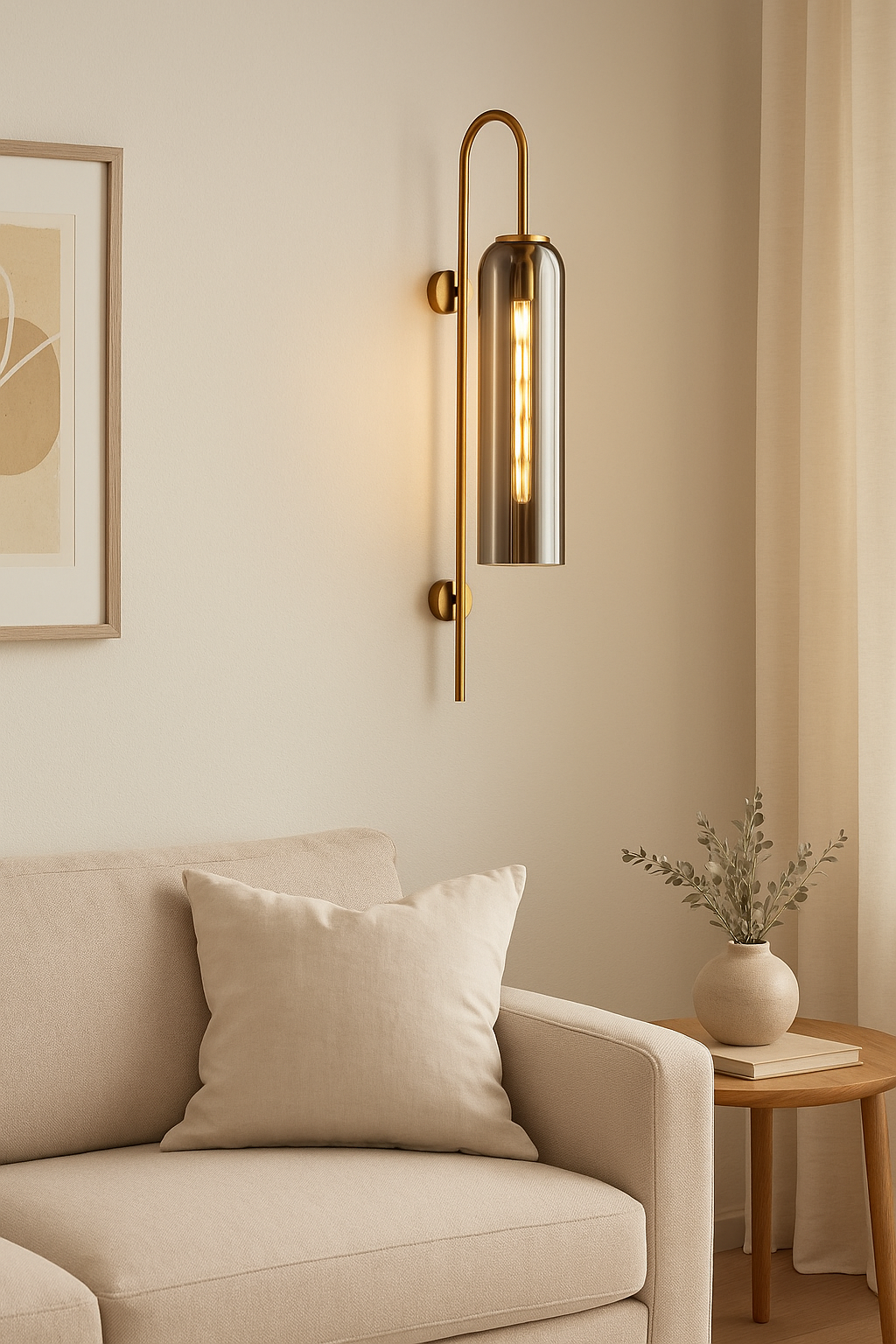 Smoke Silver Fablebrook Wall Light