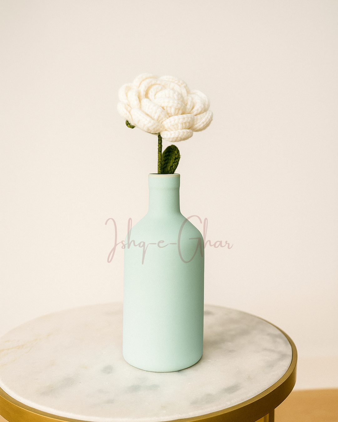 Khaaliq blue and white rose