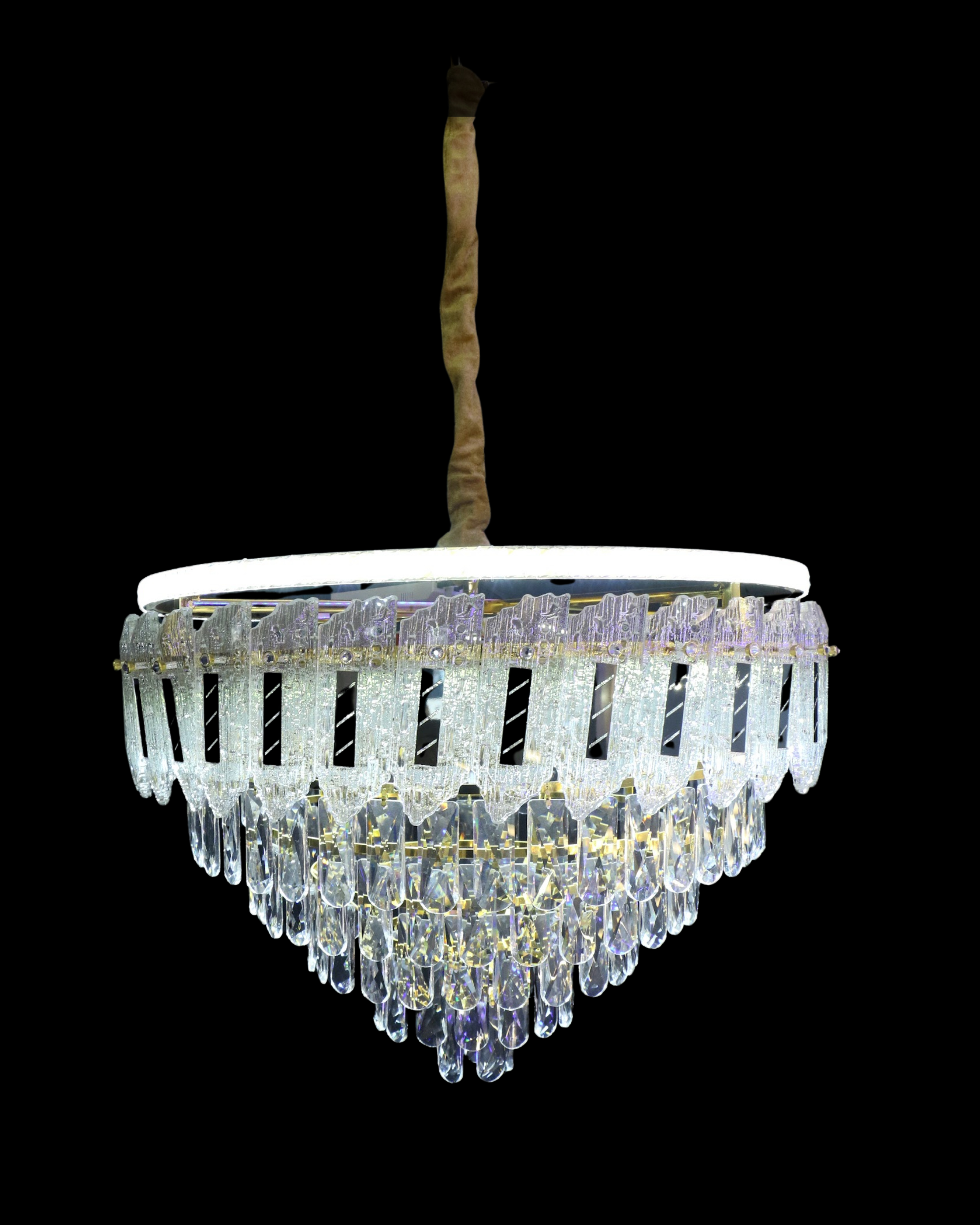 Silver & Gold Marston Round Chandelier