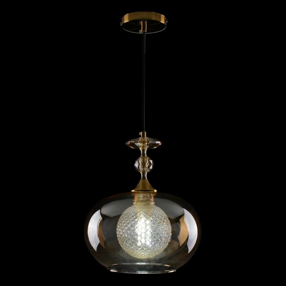 Black & Gold Auric Eclipse Pendant Light