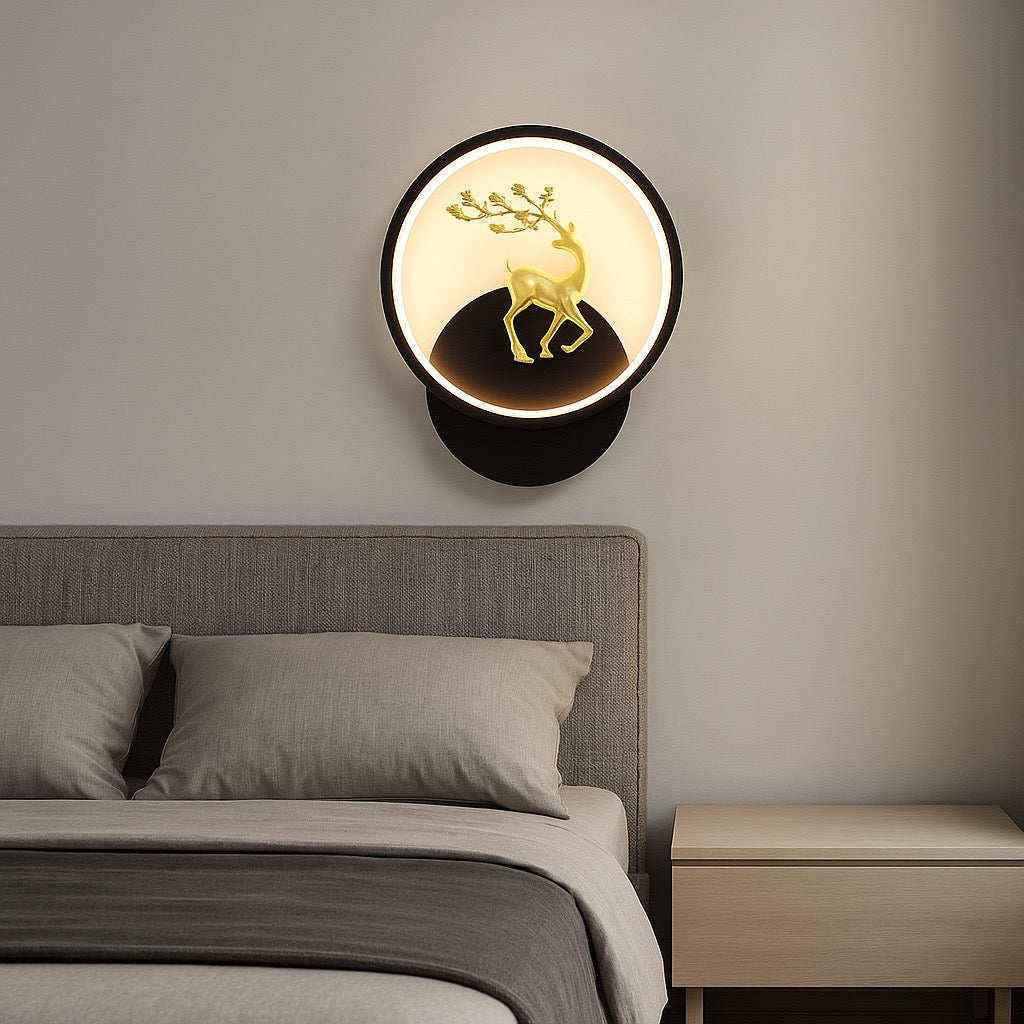 Golden Stag Decorative LED Wall Light