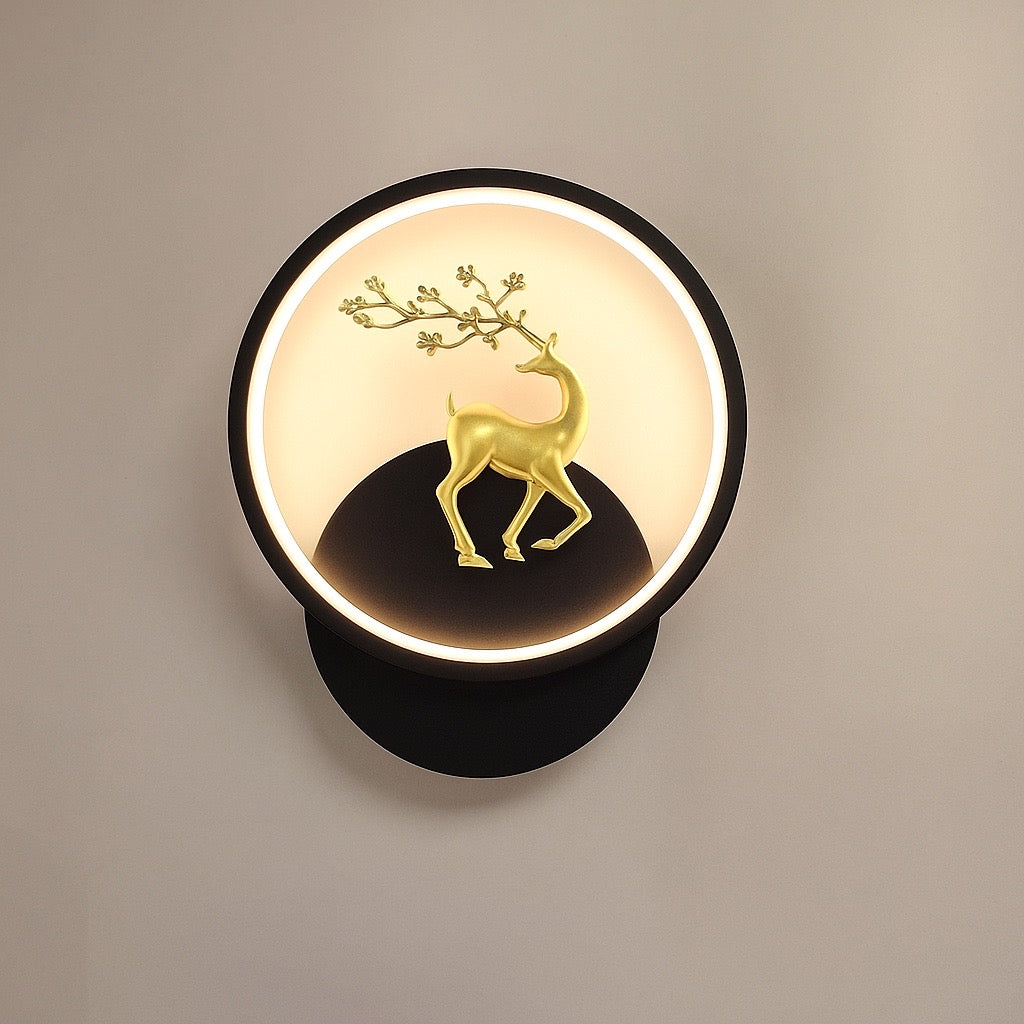 Golden Stag Decorative LED Wall Light