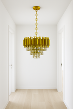 Gold Luxe Crystal Chandelier