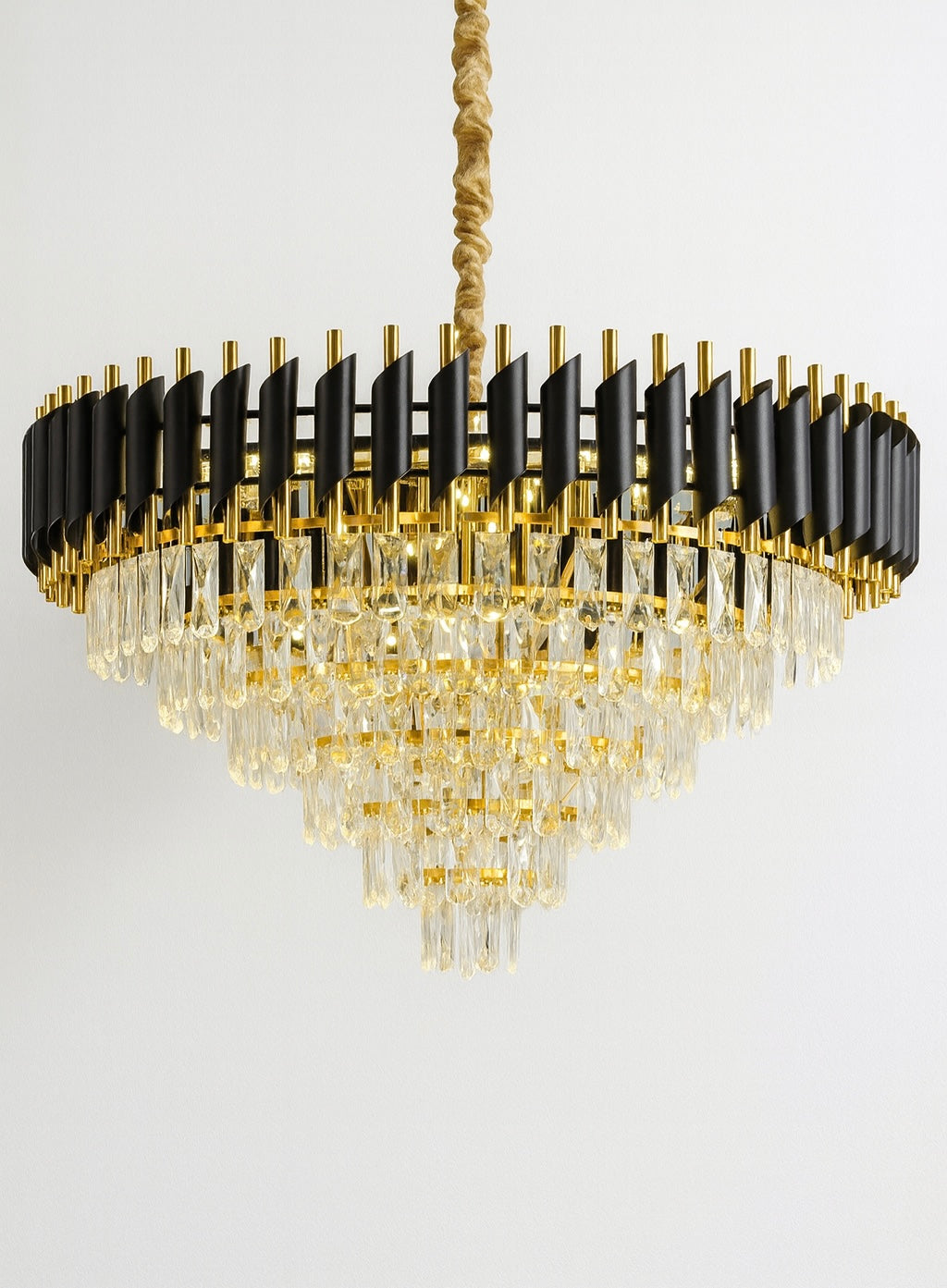 Black & Gold Auric Eclipse Chandelier