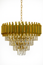 Gold Luxe Crystal Chandelier