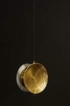 Golden Halo LED Pendant Light