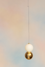 Luna Duo Globe Pendant Light