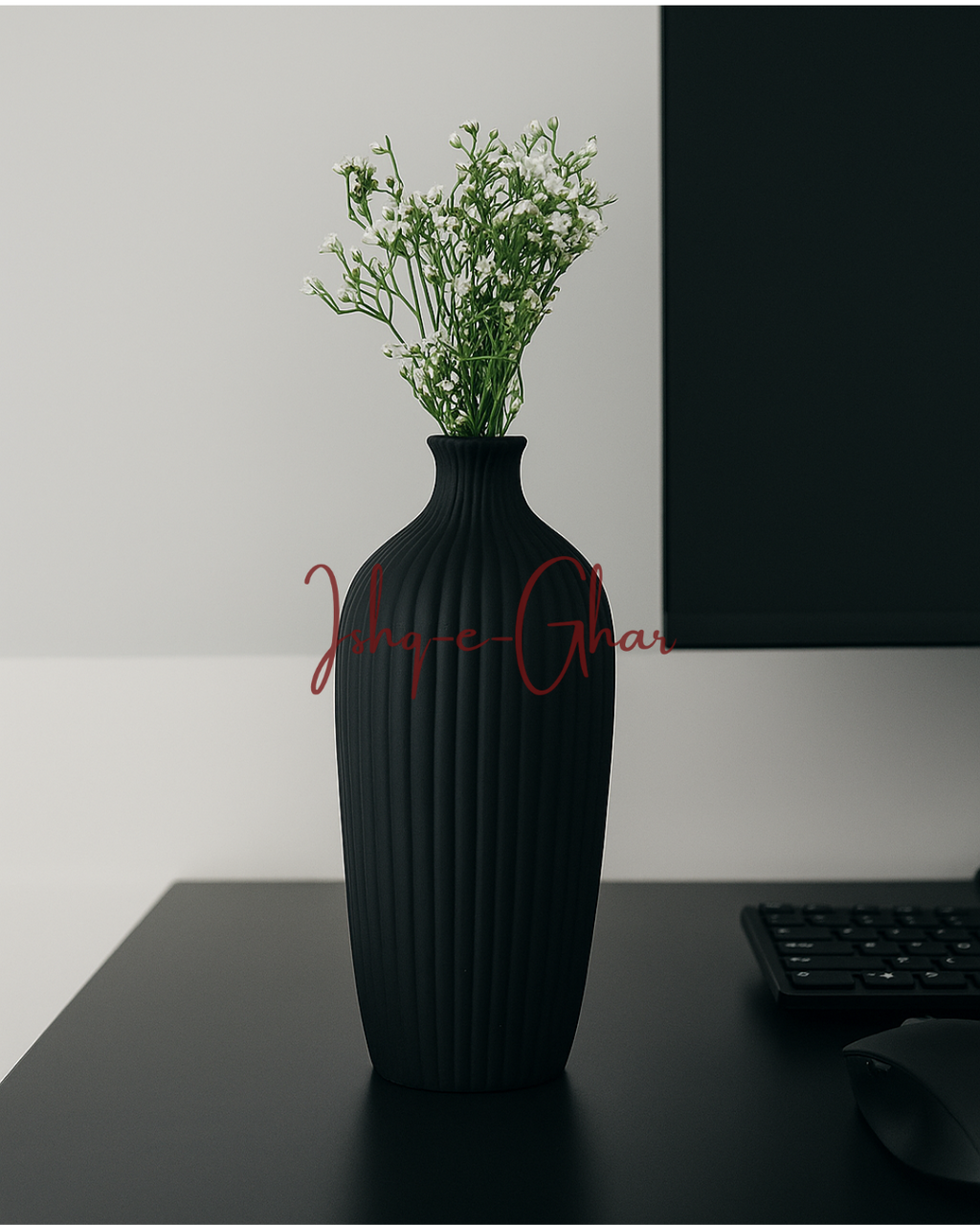 Karwaan Vase Set black