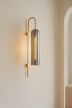 Smoke Silver Fablebrook Wall Light