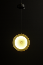 Golden Halo LED Pendant Light