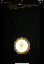 Golden Halo LED Pendant Light