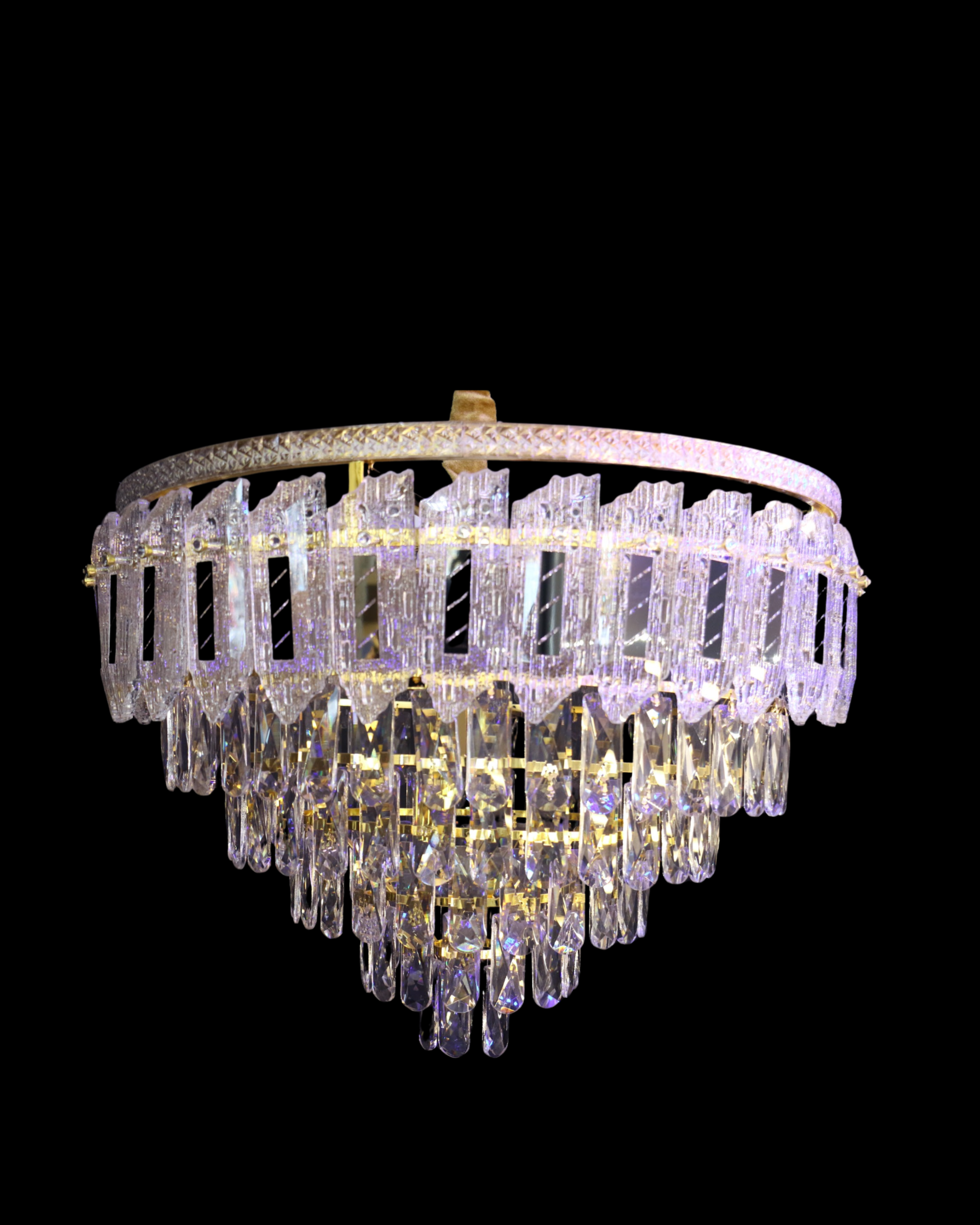 Silver & Gold Marston Round Chandelier
