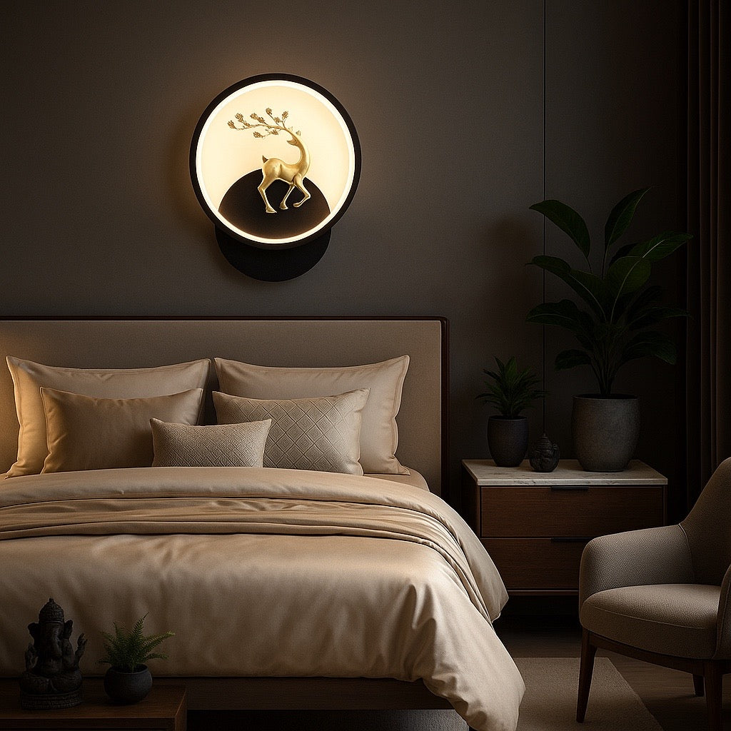 Golden Stag Decorative LED Wall Light